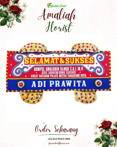 Karangan Bunga Ucapan Selamat di Alolama