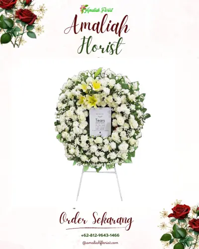 Krans Bunga Duka Cita di Alolama